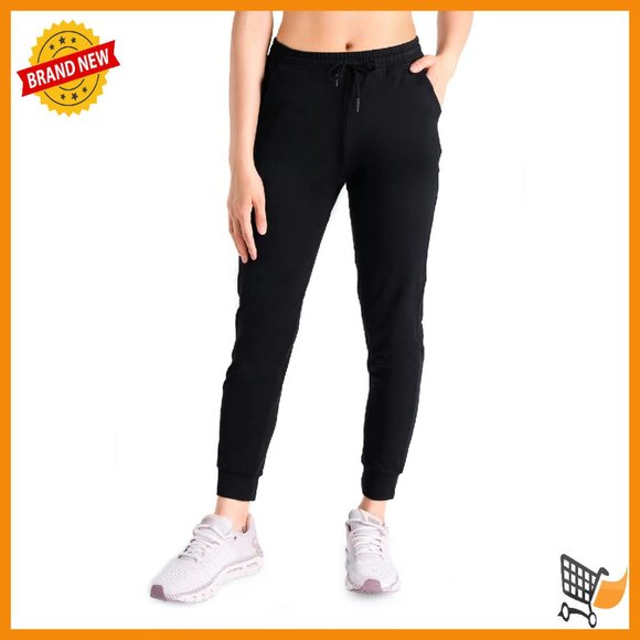 Lightweight Anti-Shrink Joggers with Side Pockets - Yoga Lounge Sweatpants